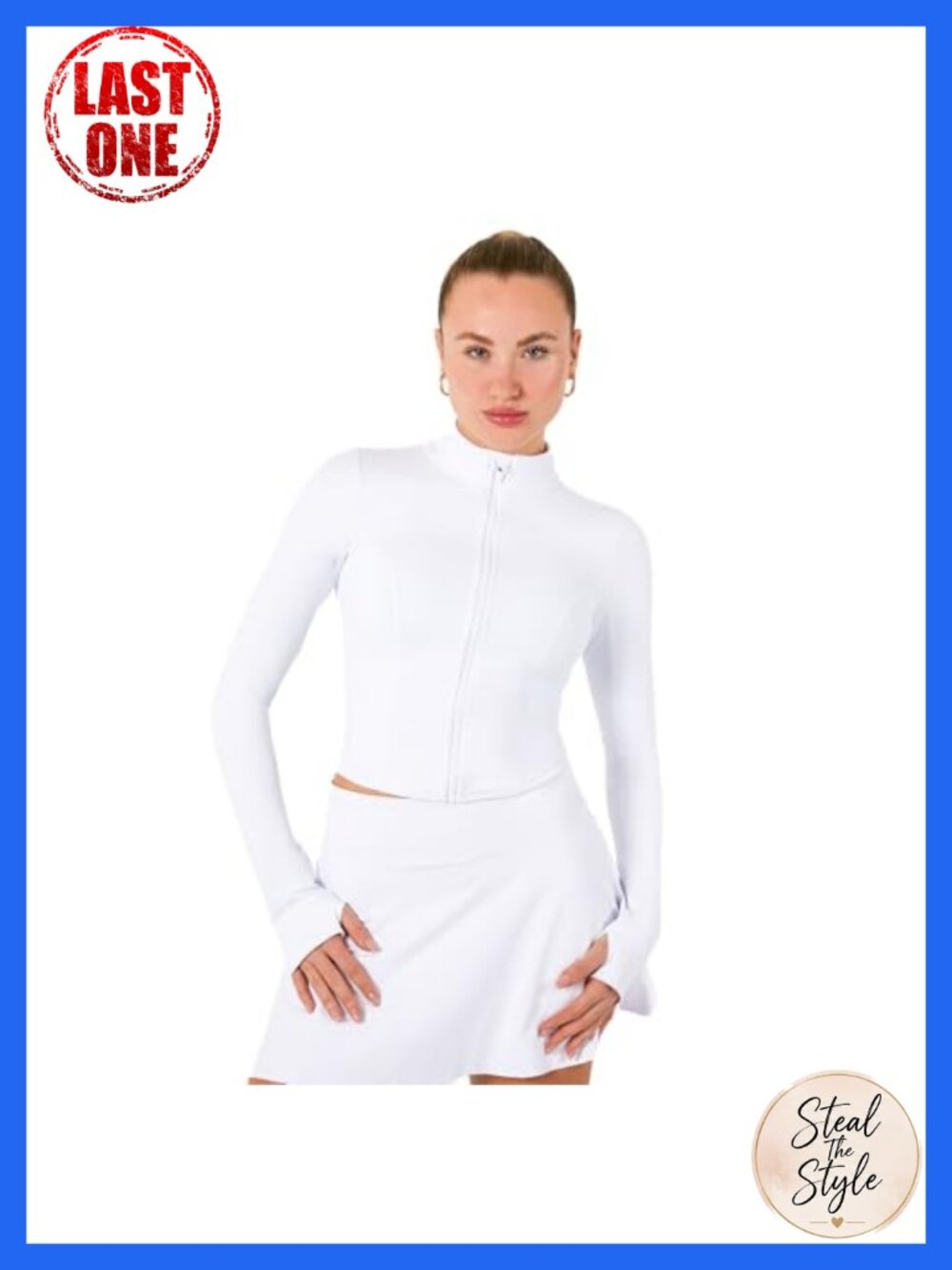 YITTY Ultraluxe Full Zip Athletic Jacket 4-Way Stretch Thumbholes